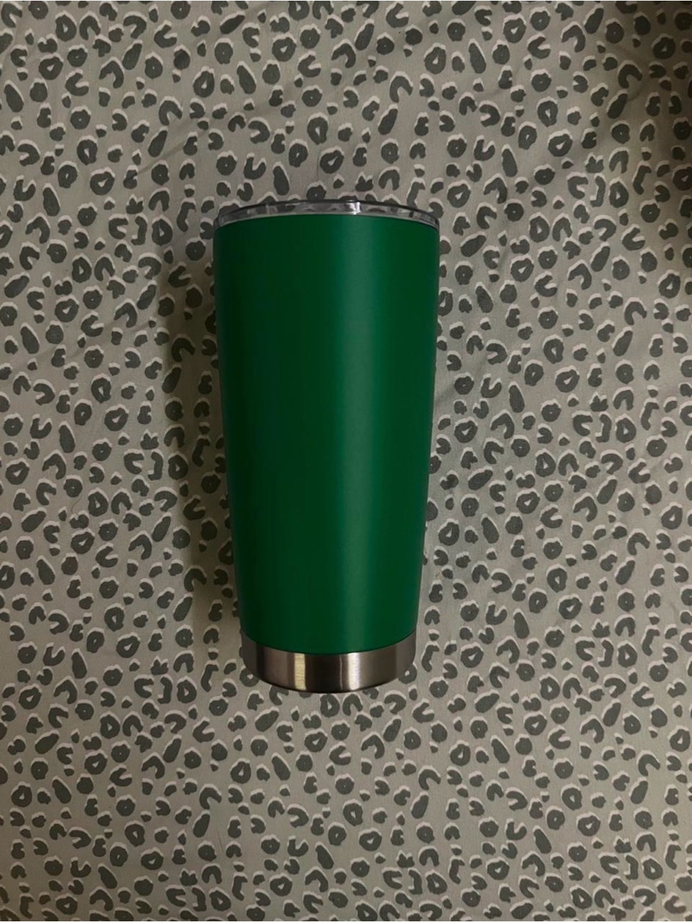 Insulated Green Stainless Travel Tumbler - Unbranded